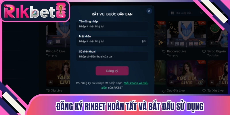 Khi dang ky tuc la ban da chap nhan dieu khoan va dieu
